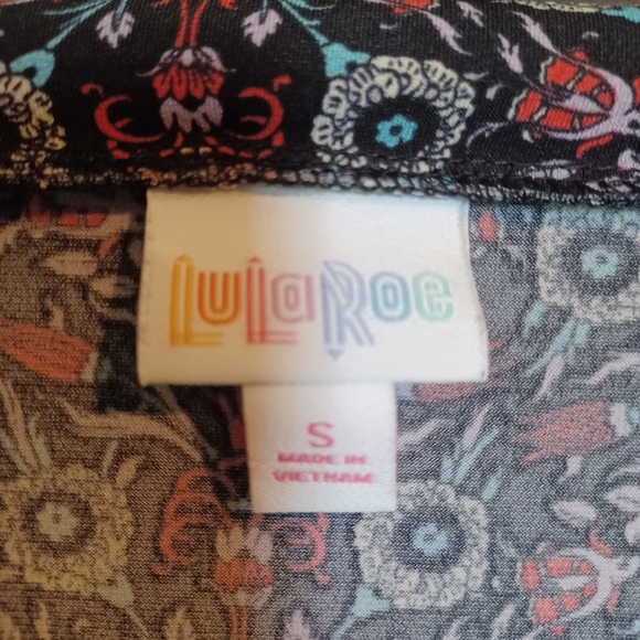 Lularoe Azure floral print size S - Picture 2 of 3